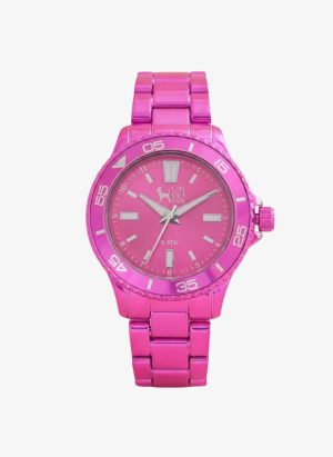 Reloj Chiguagua Metal Pink