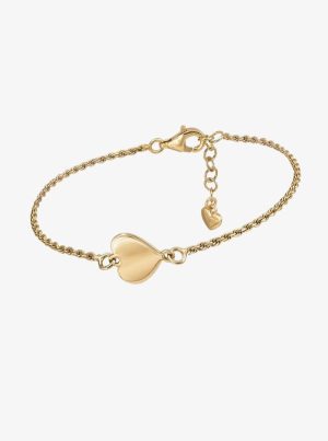 Pulsera Chiguagua Corazón Dorado