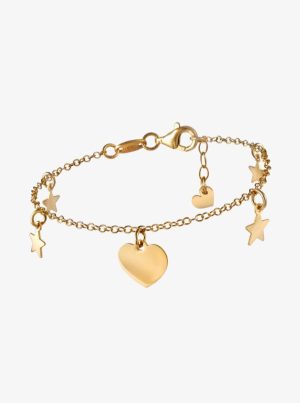Pulsera Chiguagua Corazón Y Estrella