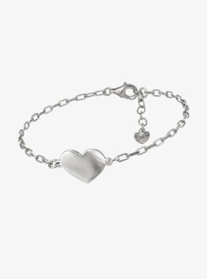 Pulsera Chiguagua Corazón Plata