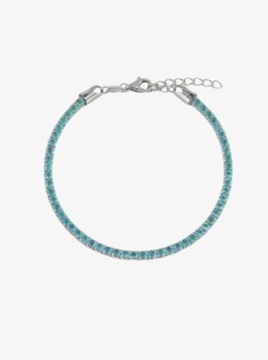 Pulsera Chiguagua Riviere Celeste Plata
