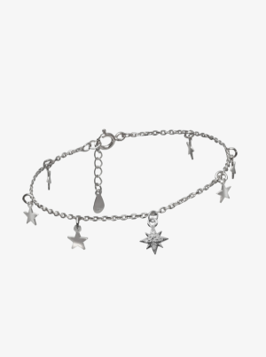 Pulsera Chiguagua Estrellas Colgantes