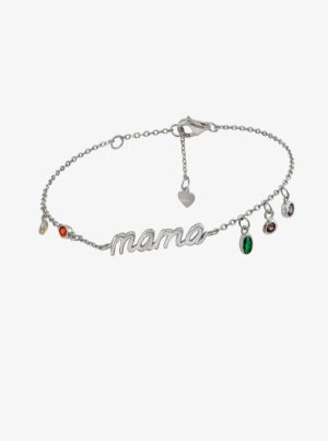 Pulsera Chiguagua Mamá Y Piedras Colores