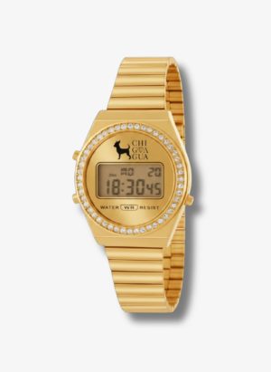 Reloj Chiguagua Digital Glam Gold