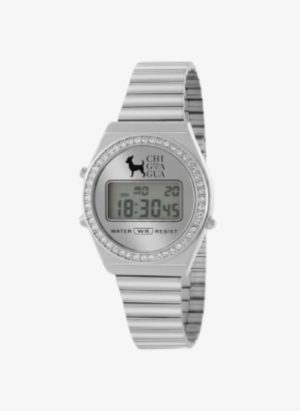 Reloj Chiguagua Digital Glam Silver
