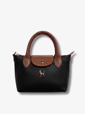 Bolso Chiguagua Piel Mini Marbella negro