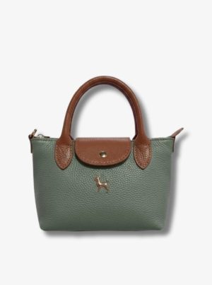 Bolso Chiguagua Piel Mini Marbella Kaki