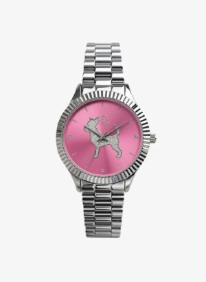 Reloj Chiguagua Classic Silver Pink